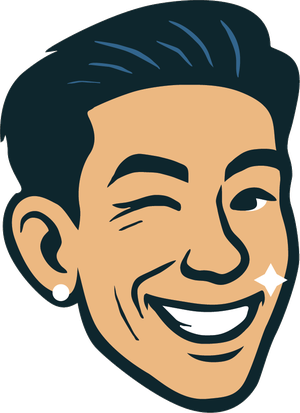 The mascot head mark on its own