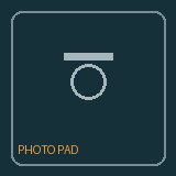 Worn front brake pad